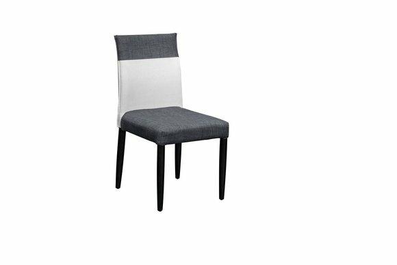 Stuhl 1x Ess Zimmer Polster Stuhl Sessel Fernseh Lounge Leder Textil Sitz