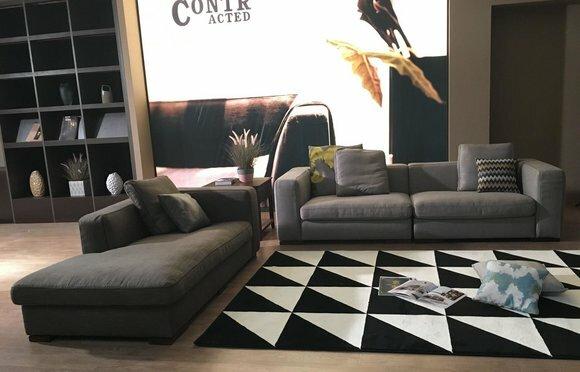 Italy Design Möbel Sofa Couch Polster Set Garnitur 3 + Liege Couchen Sofas