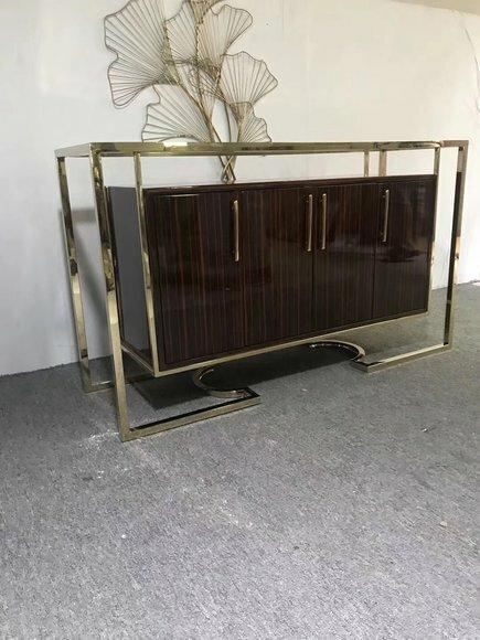 Designer Kommode Anrichte Side Low Board Schrank Wohn Zimmer Regal