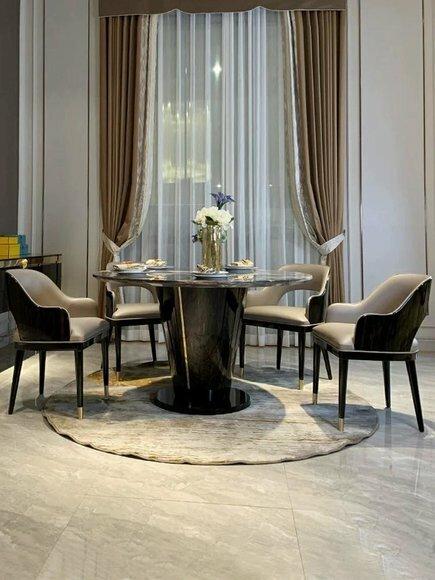 ess tisch mit 4 stühle komplett ess zimmer set garnitur hochwertige designer