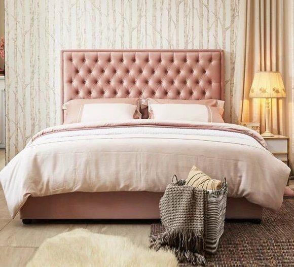 Bett Chesterfield Design Luxus Hotel Betten 180x200cm Schlaf Zimmer Leder