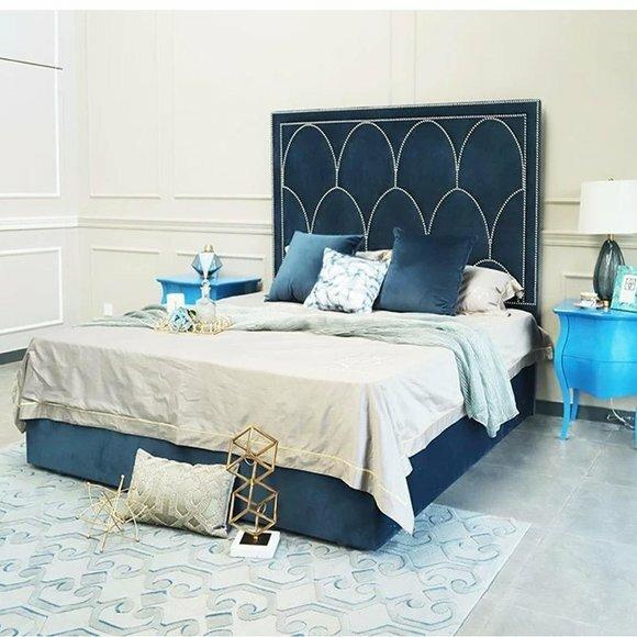 Modernes Design Bett 180x200 Leder Metall Betten Doppel Ehe Schlaf Zimmer