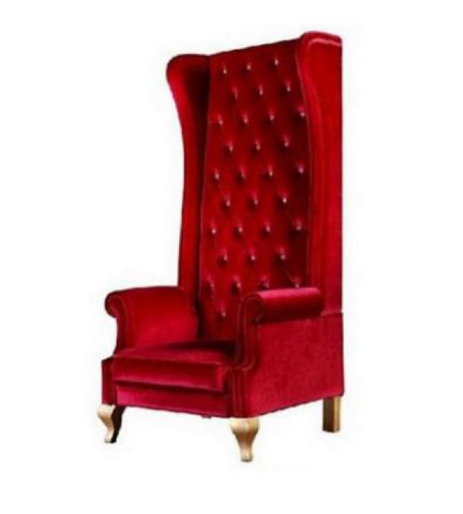 Thron Sessel Königlicher Polster Chesterfield Queen 1Sitz Antik Stil Stühle Neu