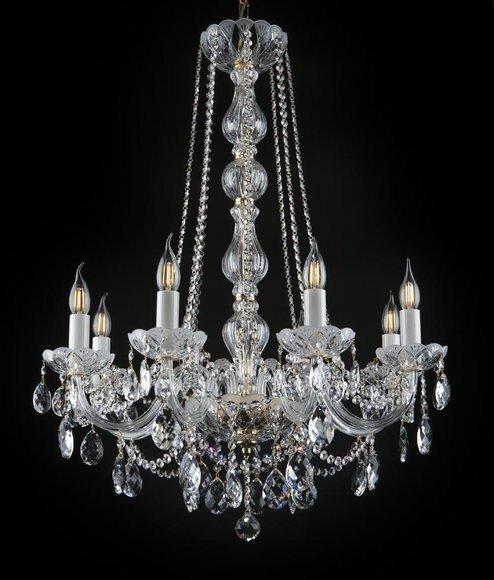 Kristall Kronleuchter Luster Leuchte Lampe Deckenleuchte Bohemia