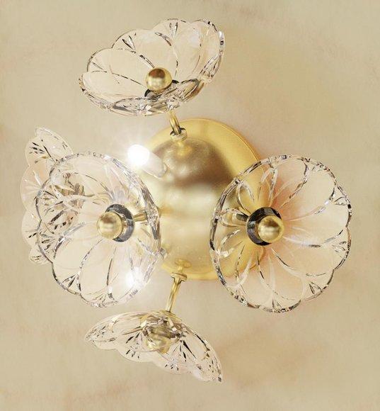 Wandleuchte Bohemia Luster Antik Stil Kronleuchter Wand Lampen Neu