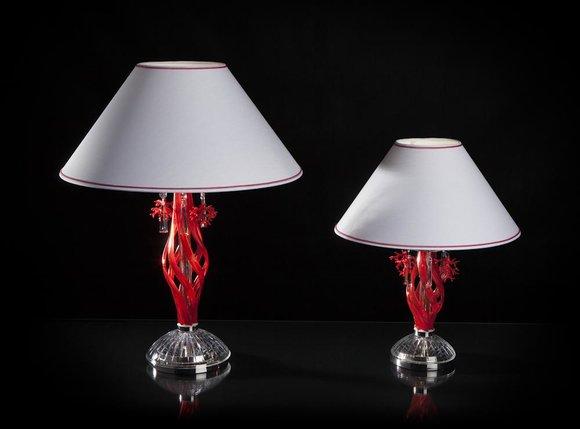 Rote Tischleuchten Stand Leuchte Tisch Lampe Leuchten Lampen Kristall