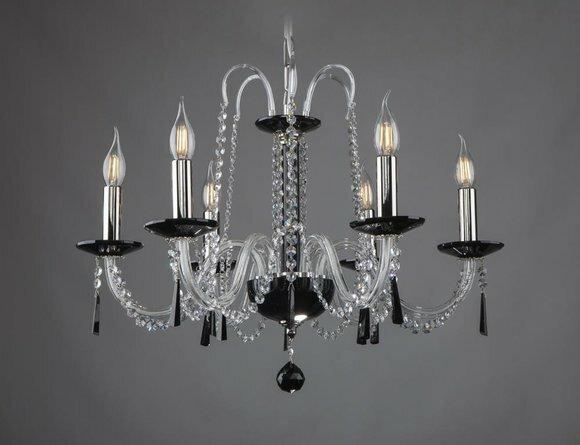 Kronleuchter Antik Stil Leuchte schwarz Leuchte Decken Lampen Luster