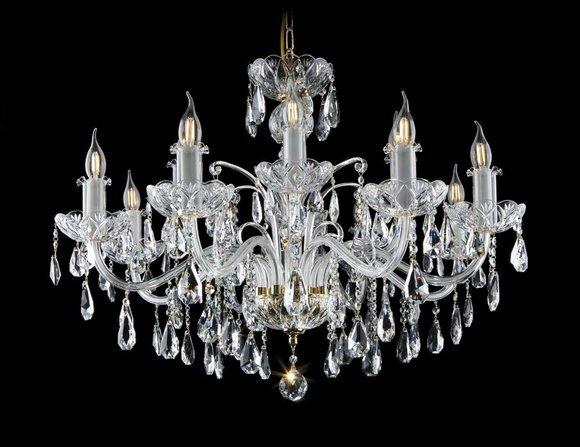 Kristall Kronleuchter Luster Leuchte Bohemia Lampe Deckenleuchte