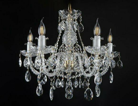 Kristall Kronleuchter Luster Hängeleuchte Leuchte Lampe Deckenleuchte