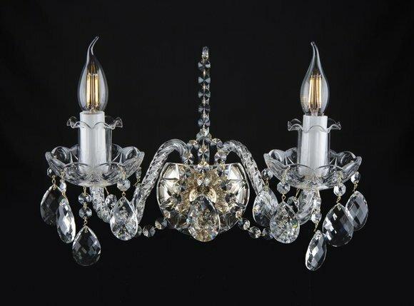 Wandleuchte Luster Bohemia Antik Stil Lampen Wandlampe Lampe Wand