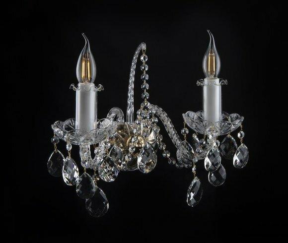 Wandleuchte Bohemia Luster Antik Stil Kronleuchter Lampen Wandlampe