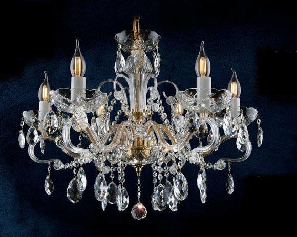 Luster Hänge Lampe Leuchten Decken Kronleuchter Leuchte Bohemia Lampen