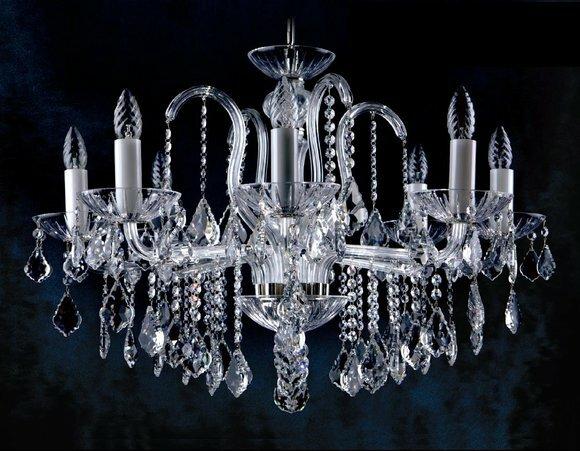 Lampe Luster Leuchte Lampen Kristall Leuchten Bohemia Decken Hänge