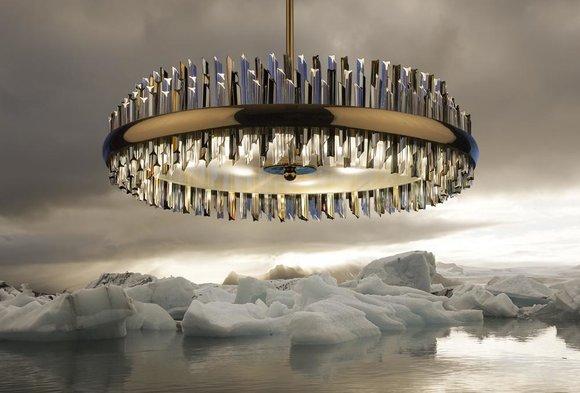 Design Kronleuchter Bohemia Decken Leuchte Luxus Kristall Lampe Lampen