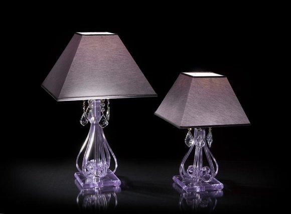 Lampe Leuchte Kristall Tischlampe Elite Bohemia Steh Nachttisch Neu