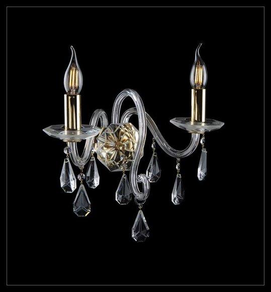 Wandleuchte Bohemia Luster Wandlampe Antik Stil Kronleuchter Wand