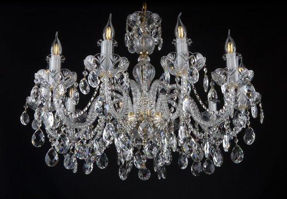 Kron Leuchter Lampe Decken Lampen Kristall Leuchten Beleuchtung Klassik