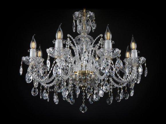 Kron Leuchter Lampe Decken Leuchte Leuchten Lampen Kristall Beleuchtung