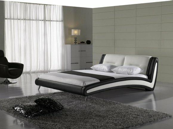 Design Leder Bett Doppel Ehe Modernes Gestell Luxus Schlaf Zimmer Betten