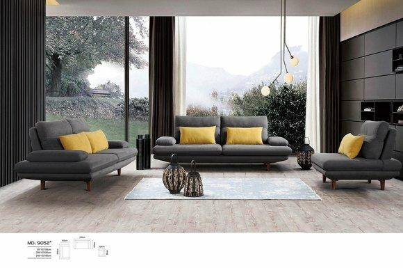 Dreisitzer Designer Sofa Couch 2 Sitz Polster Leder Couchen Big Sofas Textil Neu