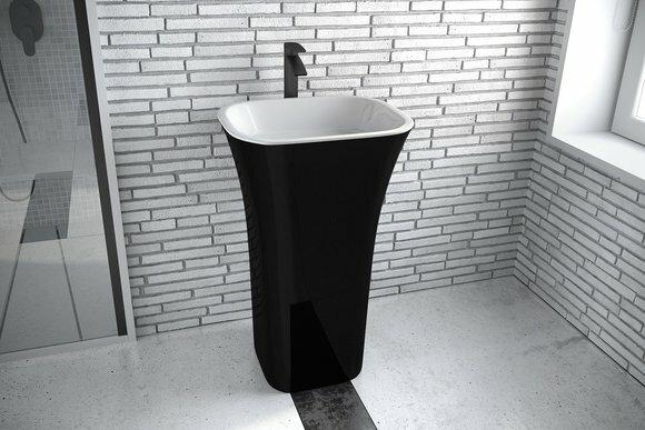 Modernes Design Waschbecken Acryl Stand Bad Freistehender Waschtisch