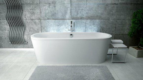 Ovale Wanne Acryl Exclusive Wannen Freistehende Design Neu Badezimmer Badewanne