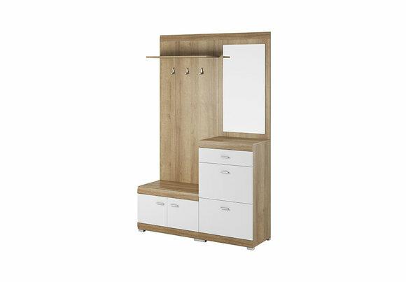 Garderobe Garderobenset Flur Dielen Set Aufbewahrung Schrank Tür Neu Garderoben