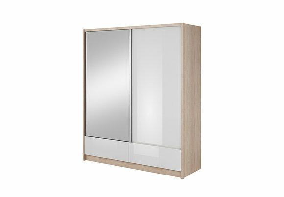 Garderobe Aufbewahrung 180cm Regal Schrank Archiv Schiebetüren