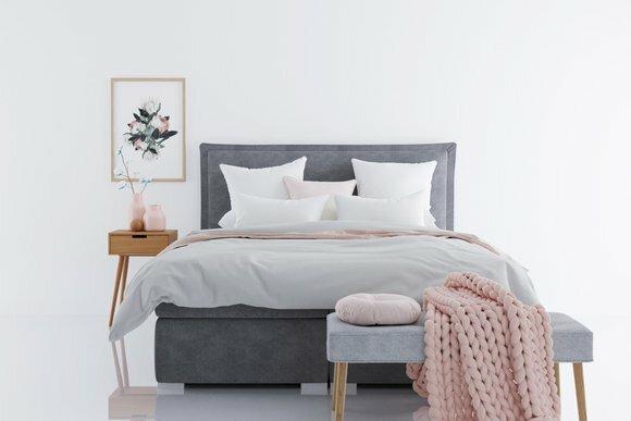Moderne Hotel Boxspring Betten Doppel Luxus Bett Polster Kasten Funktion