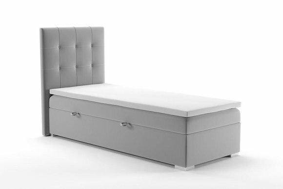 Luxus Boxspring Bett Hotel Betten Polster Funktion Bettkasten 90x200cm