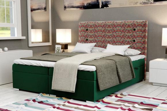 Boxspring Bett Funktion Hotel Doppel Komplett Set Topper Matratze Betten