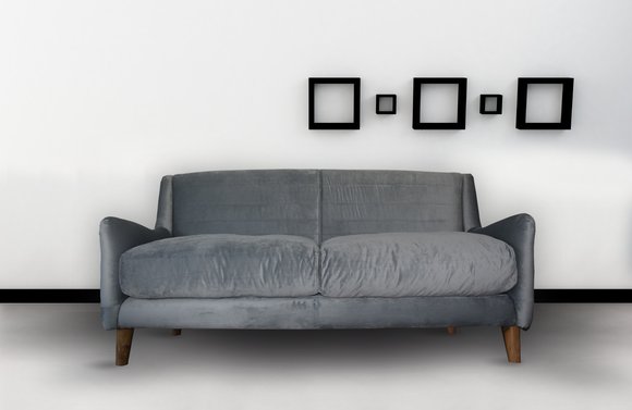 Sofa Stoff Textil Sofa Couch Polster Designer Garnitur Stoffsofa Couchen No.33