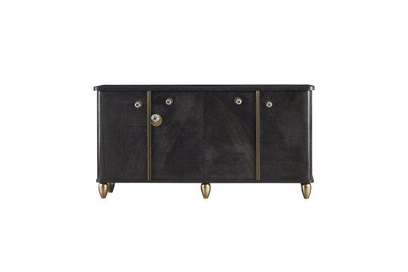 Kommoden Designer Hochglanz Kommode Anrichte Side Low Board Schrank