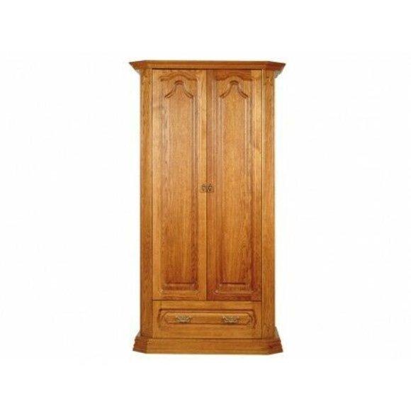 Landhaus Schrank Kleiderschrank Holzschrank Büro Klassische Kleiderschränke