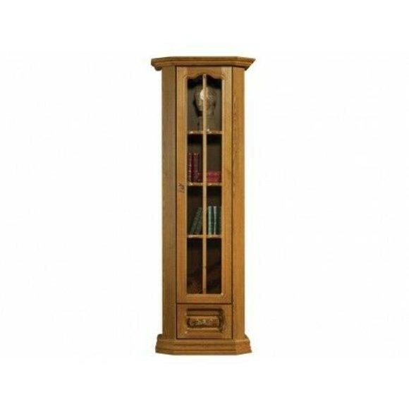 Landhaus Hochschrank Vitrine Schrank Holz Glas Schrank Vitrinen Schränke