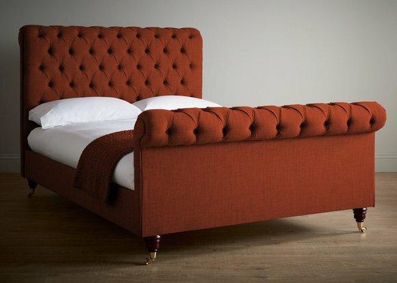 Bett Polster Design Luxus Doppel Hotel Betten Schlaf Zimmer Chesterfield
