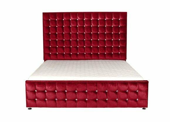 Design Polster Doppelbett Betten Chesterfield Luxus Bett 140/160/180x200cm
