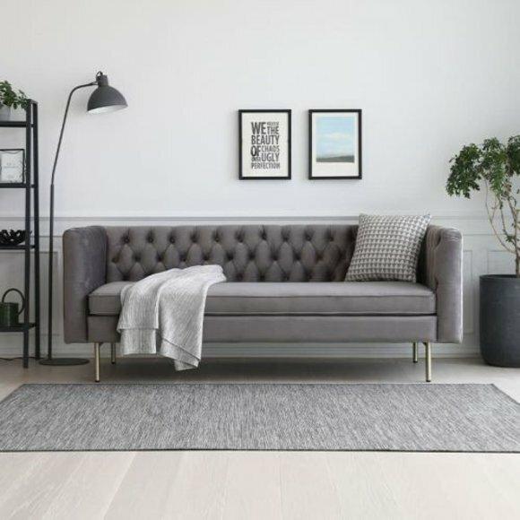 Sofa Luxus Textil Chesterfield Couch Sofas Polster 3 Sitzer Italienische