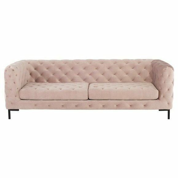 Chesterfield Sofa Couch Polster Stoff Leder Couchen Polster Garnitur