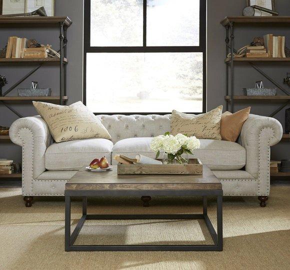 Chesterfield Sofa Couch Polster Stoff Leder Couchen Polster Garnitur