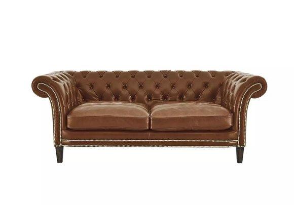 Chesterfield Sofa Couch Polster Stoff Leder Couchen Polster Garnitur