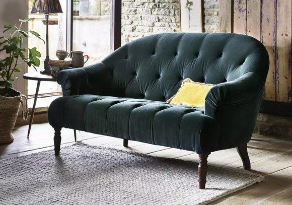 Chesterfield Sofa Couch Polster Stoff Leder Couchen Polster Garnitur