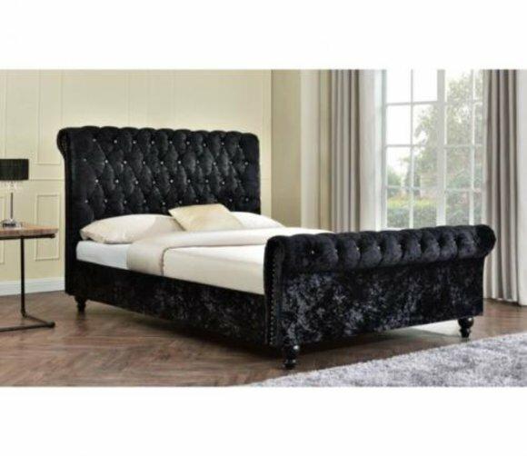 Wandpaneel Bett Paneel Chesterfield Polster Betten Schlafzimmer XXL Big