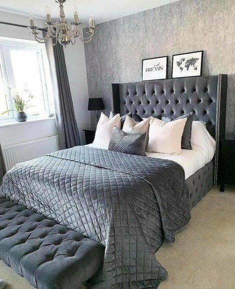 Stoff Bett Chesterfield Gepolsterte Textil Design Doppel Betten 140/160/180/200