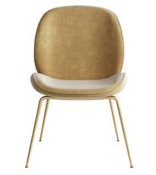 Stuhl 1x Luxus Design Polster Designer Stühle Sitz Lehn Büro Esszimmer