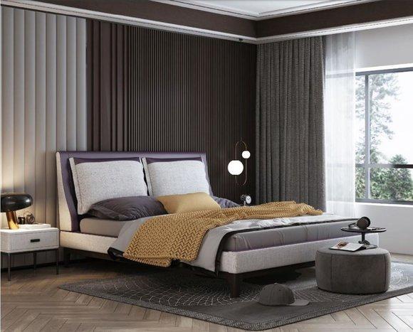 Designer Italienische Möbel Bett Doppel Schlazimmer 180x200cm Betten