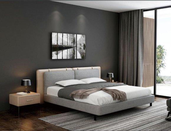 Doppelbett Bett Ehebett Design Luxus Luxur Betten Polsterbett Designbett