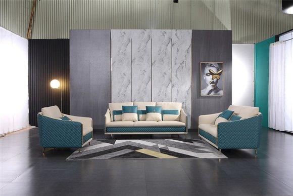 Sofagarnitur 3+2 Sitzer Set Design Sofa Polster Couchen Couch Modern