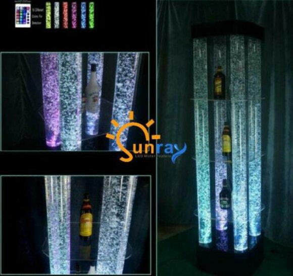 Led Wasser Wand Bar Regal Säule Wassersäulen Theke Designer Beleuchtet