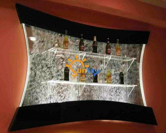 LED Regal Bar Wasser Wand Säule Beleuchtete Wasserwände Bar Theke